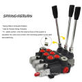 Manually Operated 3 Spool P40 Hydraulic Directional Valve